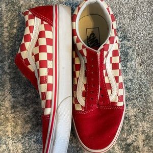 red checkered vans
